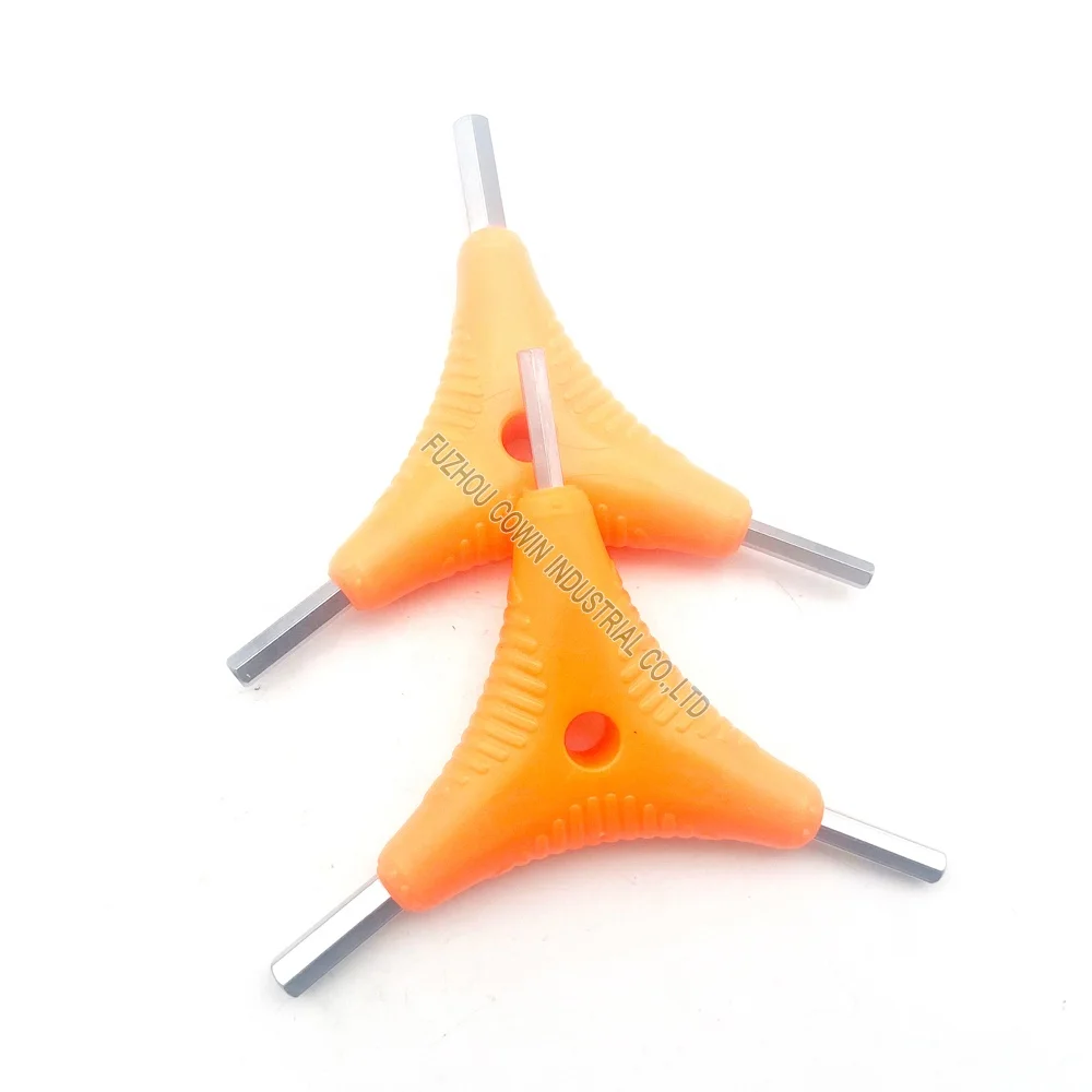 4/5/6mm Y type hex wrench with flat point Y shape bicycle repair tool allen key wrench