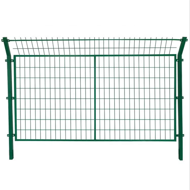 Wholesale cheap outdoor galvanized steel fence, white mesh wire fence panels, customized metal wire mesh fence