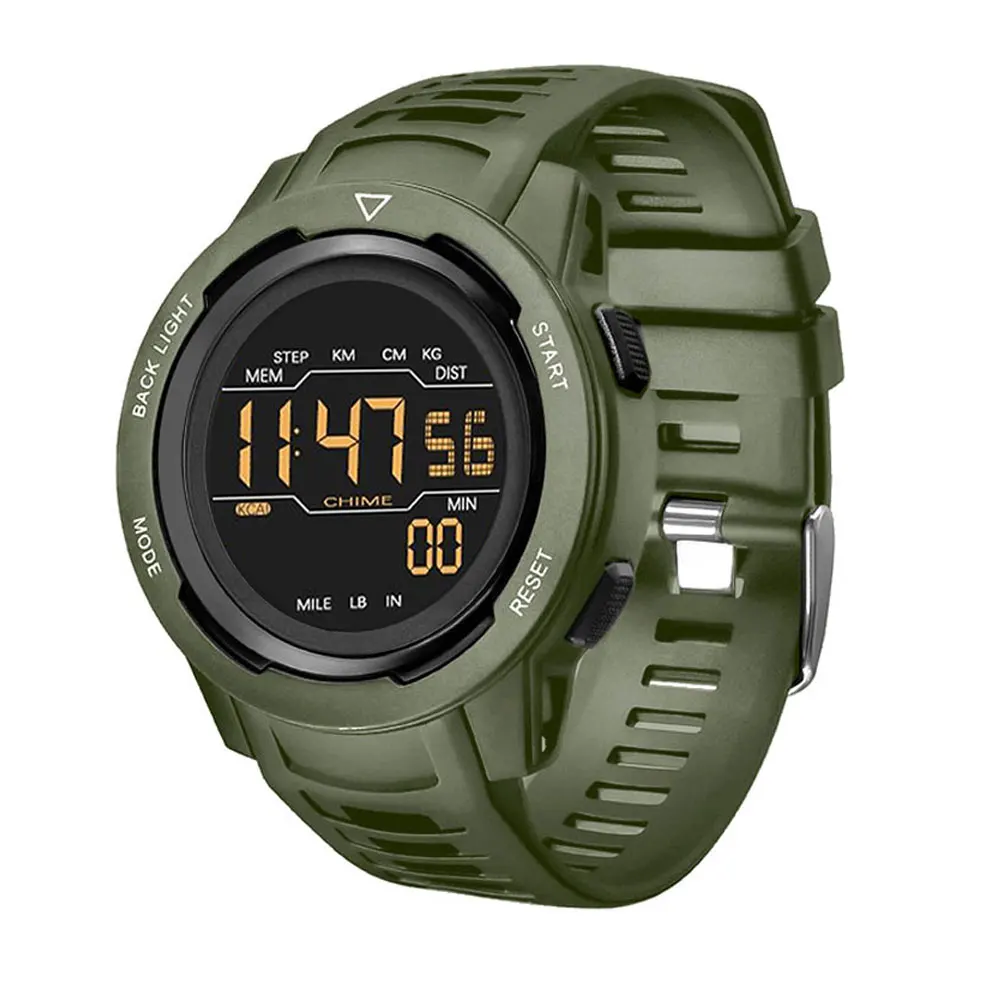 Spovan Cheap Custom Logo Digital Watch With Step Calorie Distance Count