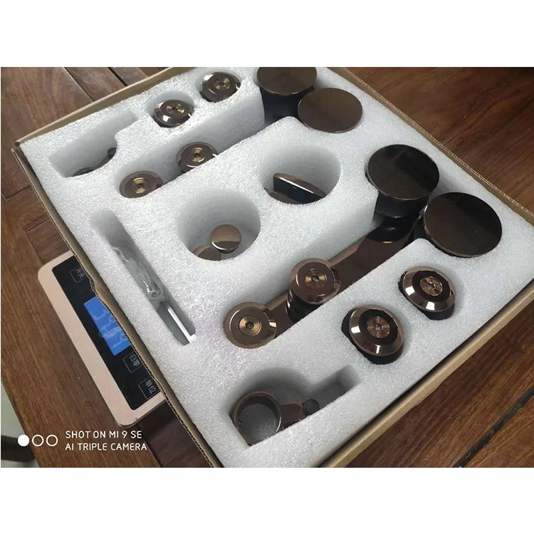 Frameless Glass shower Stainless Steel 304 Sliding Door Hardware