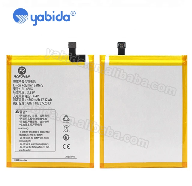 High Capacity Replacement Original Mobile Phone Battery  BL-45BX 3.85V 4500mAh For Infinix X601