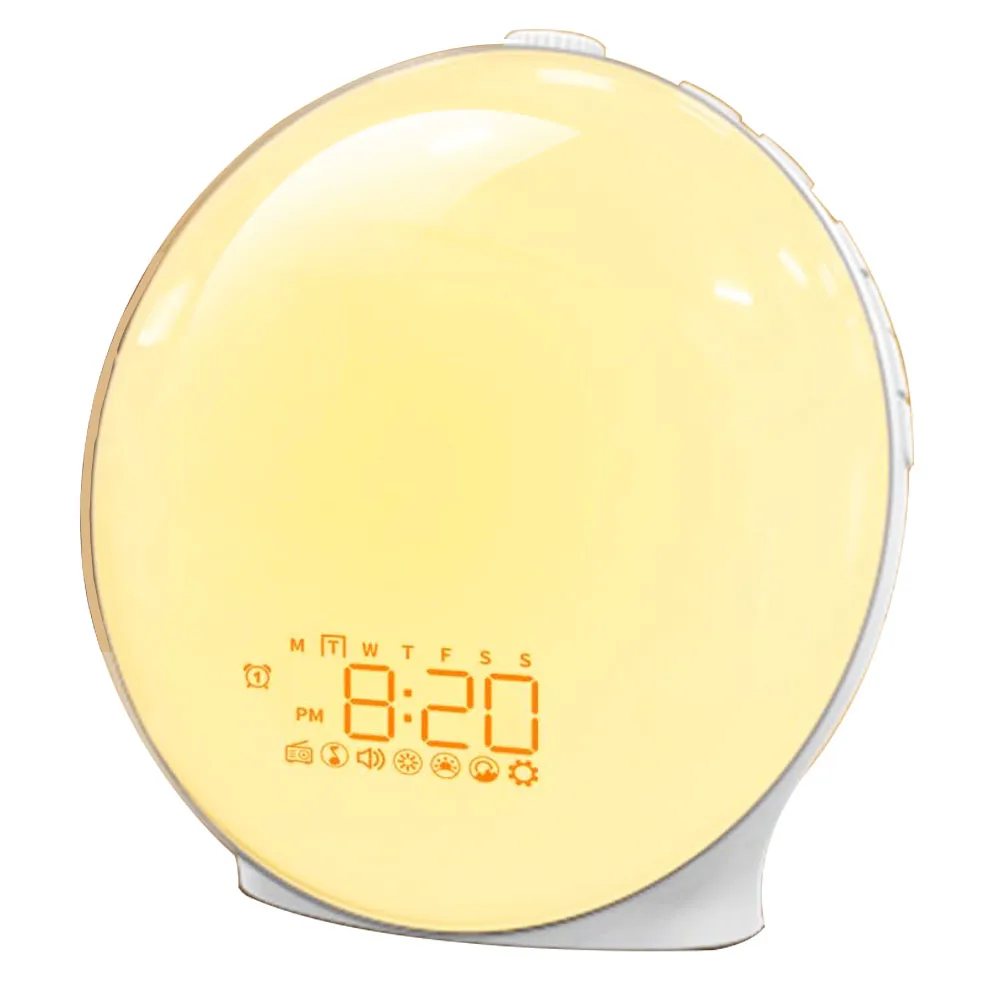Smart App Voice Controlled Sunrise Alarm Clock Wake Up Light for Bedrooms