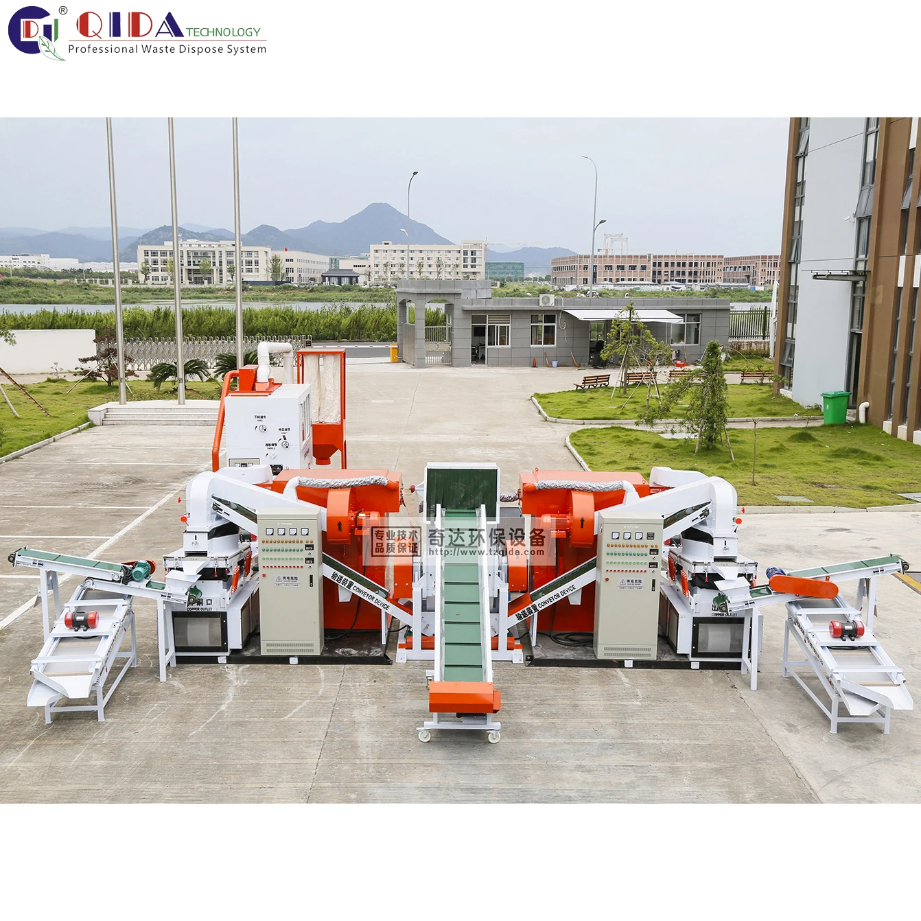 Electric Cable Granulator Cable Wire Scrap Recycling Machine QD-800S medium Copper Cable Granulator