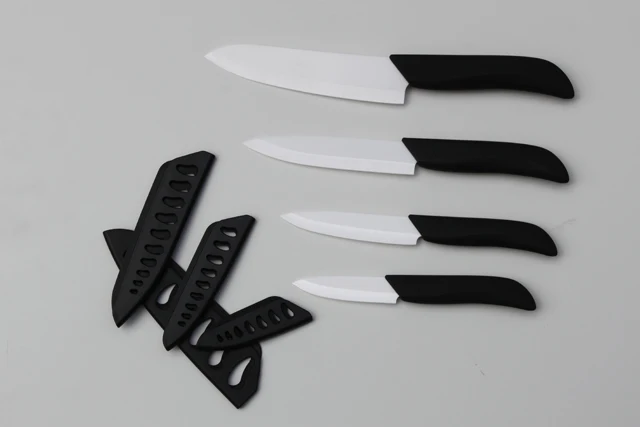 Cheap Sharp Vegetable Fruit Paring Peeling Carving Ceramic Knife With PP sheath blade Cover