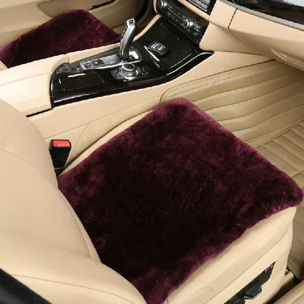 Shorn Hair Sheepskin Car Seat Cushions