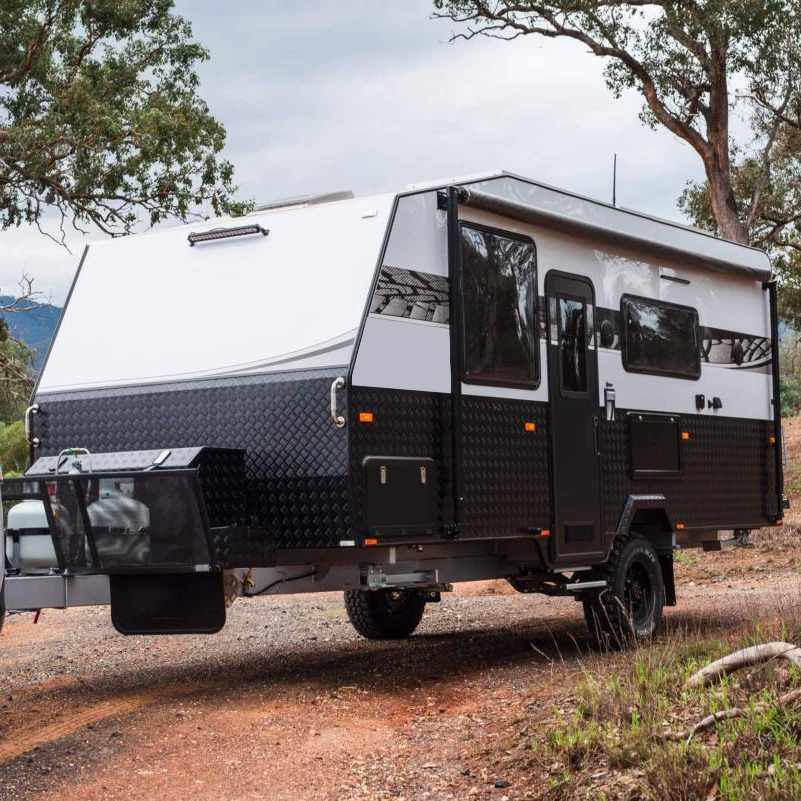 ECOCAMPOR Famous Luxury Off Road travel trailer RV caravan with main bed