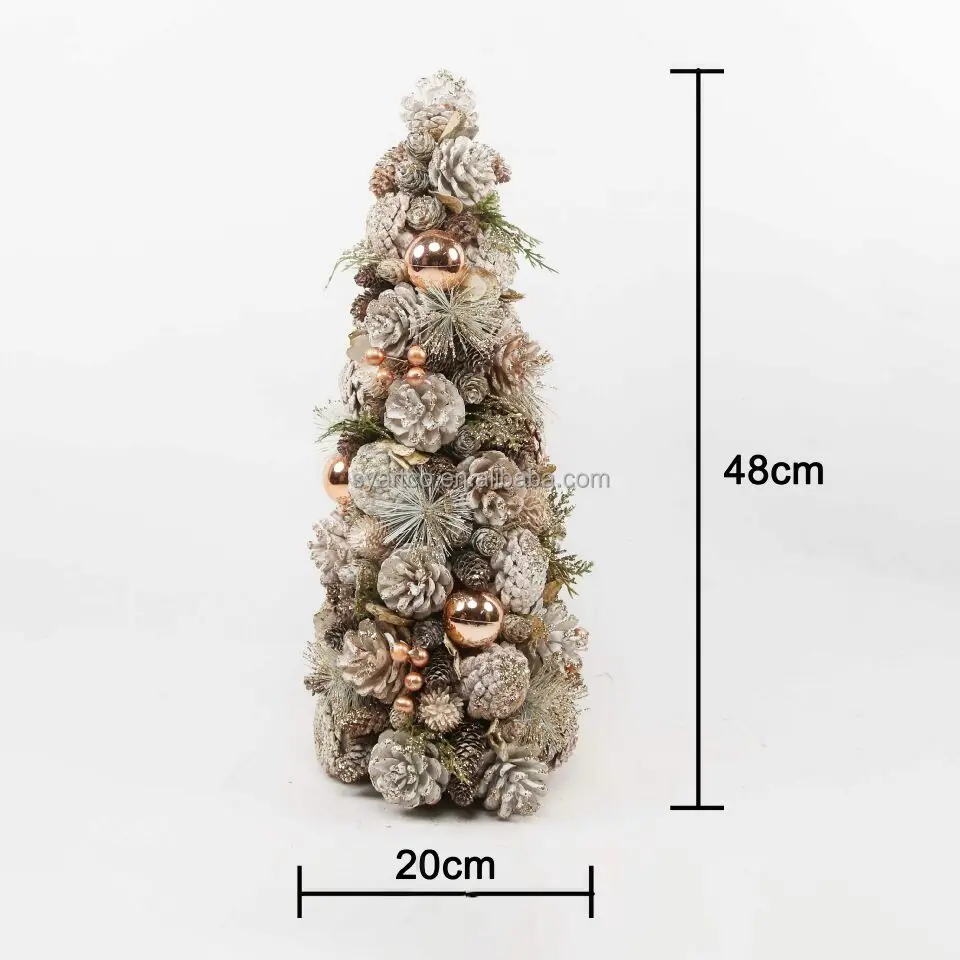 SYart Custom New Style Christmas Ball Ornaments Home Decoration Supplies Xmas Ball Christmas Tree Ornament Pinecone Ball
