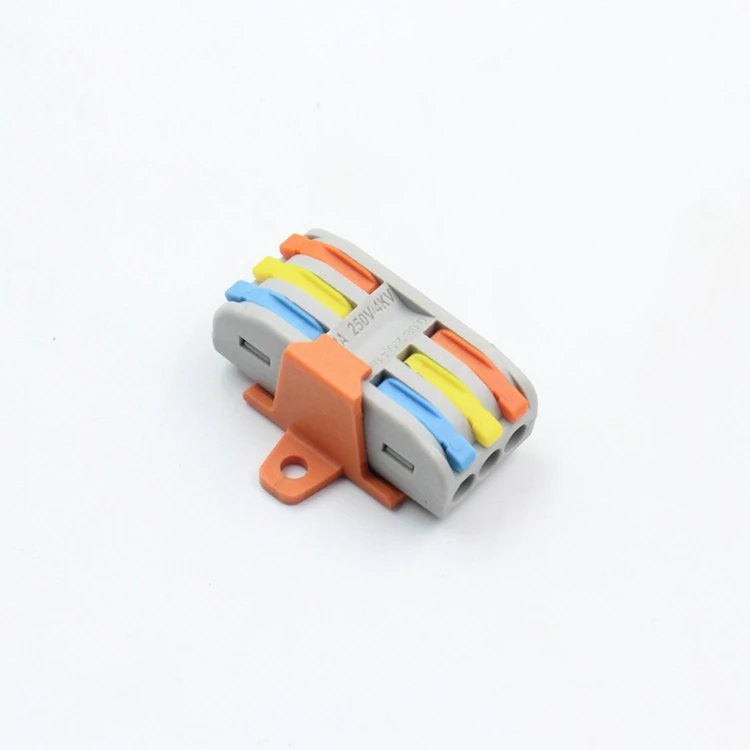 32A electrical 3 pin lever terminal wire connector