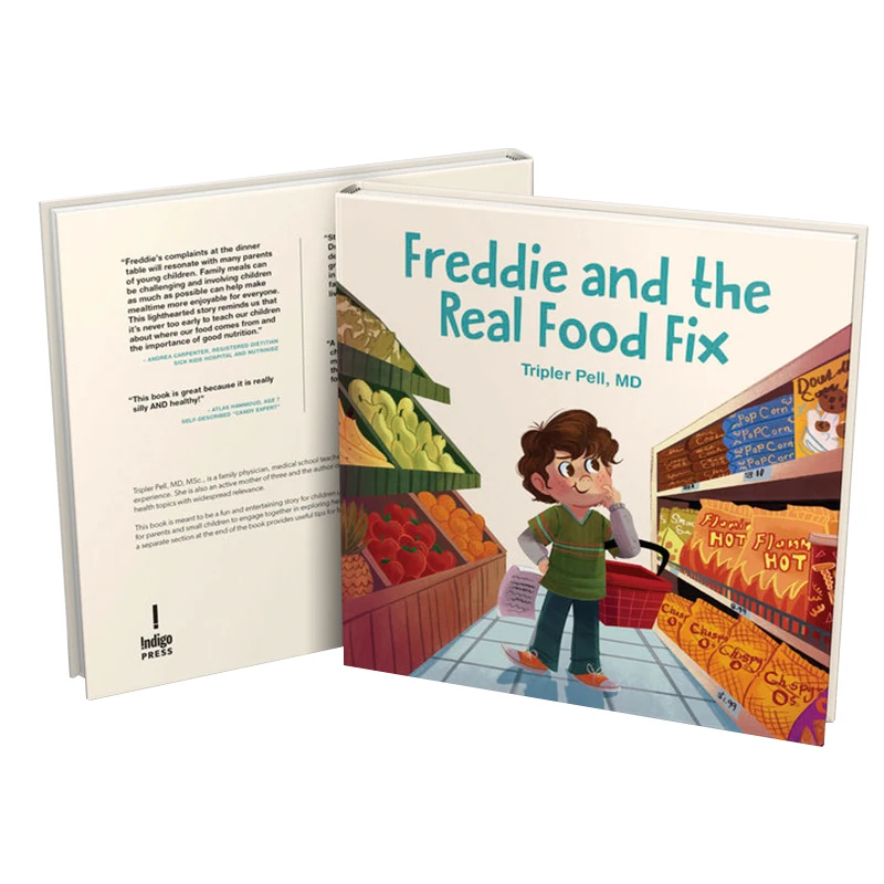 Custom Hardcover Learning Anime Kids Board Book Children Book Printing