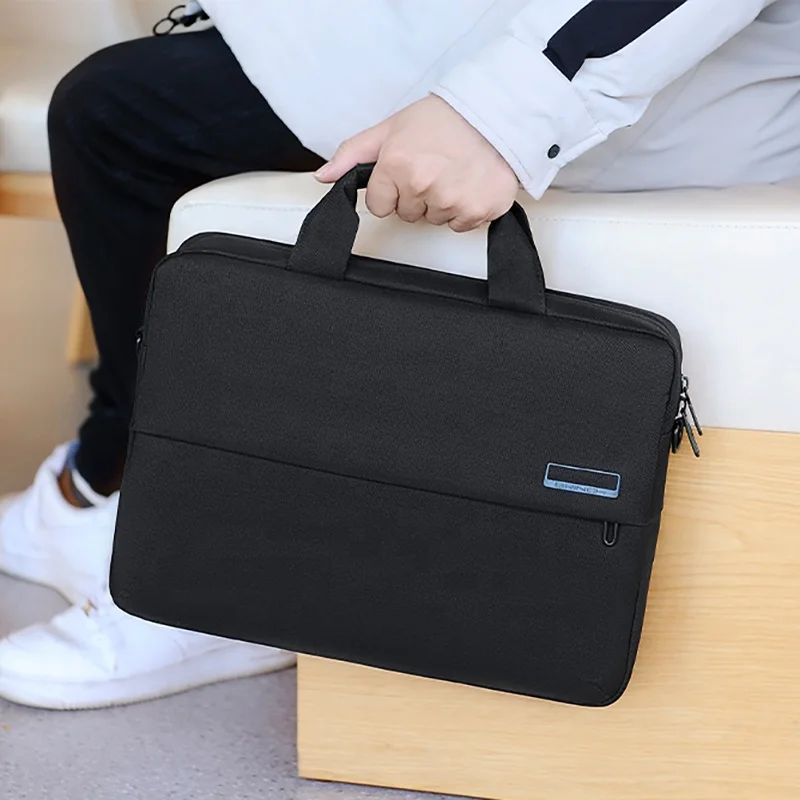 OMOI Wholesale Custom Polyester Waterproof 13 14 15 Inch Laptop Business Computer Bag Sleeve Cover For Laptop Women Men