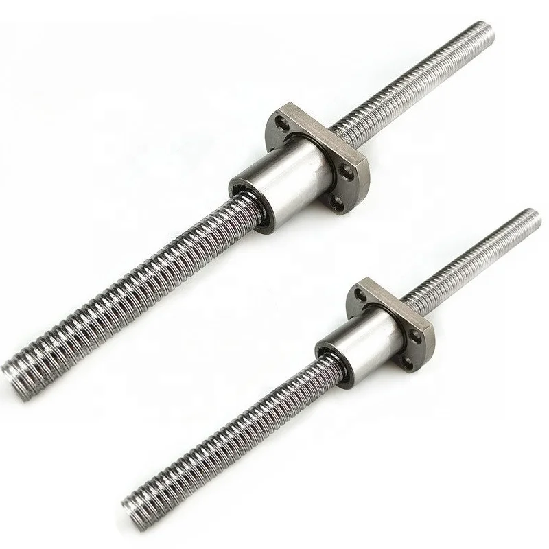 Miniature high helix ball screw lead 1mm direct drive ball screw SFK0801ball point screw ballscrew