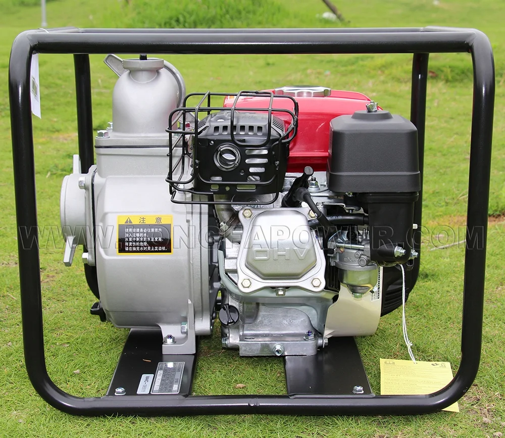 Motobomba 3 Inch 3Inch Portable High Pressure Powered By Honda 160 Gasoline Petrol Engine Water Pumps For Agriculture Irrigation