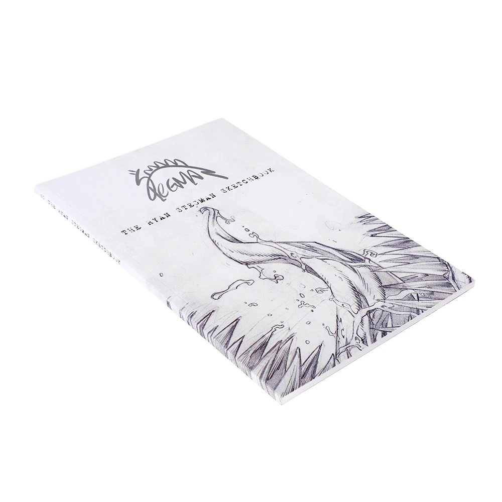 Original painting artbook black and white photo sketch custom softcover COMIC book