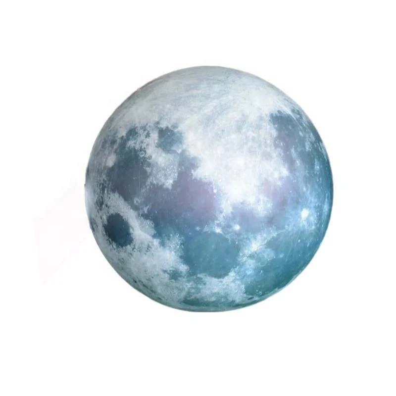 Inflatable earth moon nine planets hanging LED model inflatable lighting moon balloon