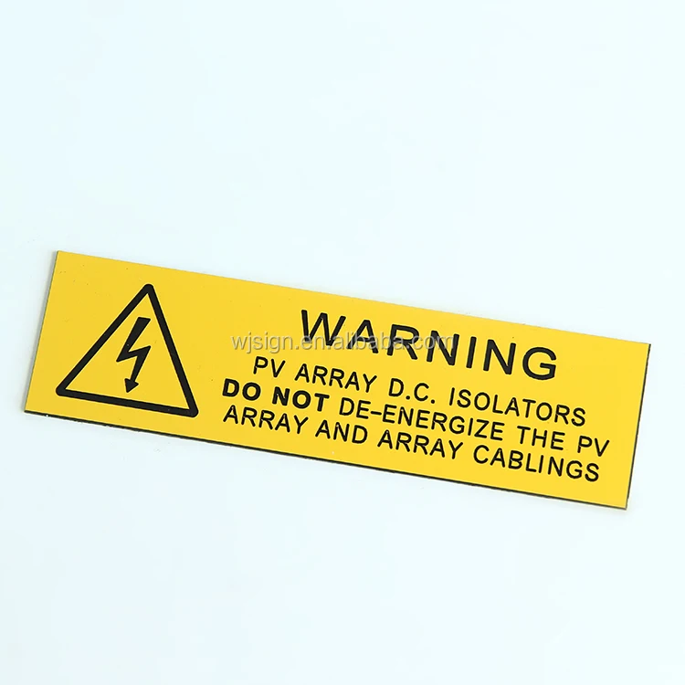 OEM Logo Printing Warning Security Customized Safety Sign For Workplace