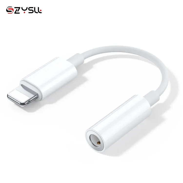 Аудиоадаптер кабель для наушников с 8-pin на 35 мм разъем 8 Pin c на 3,5 мм конвертер AUX адаптер