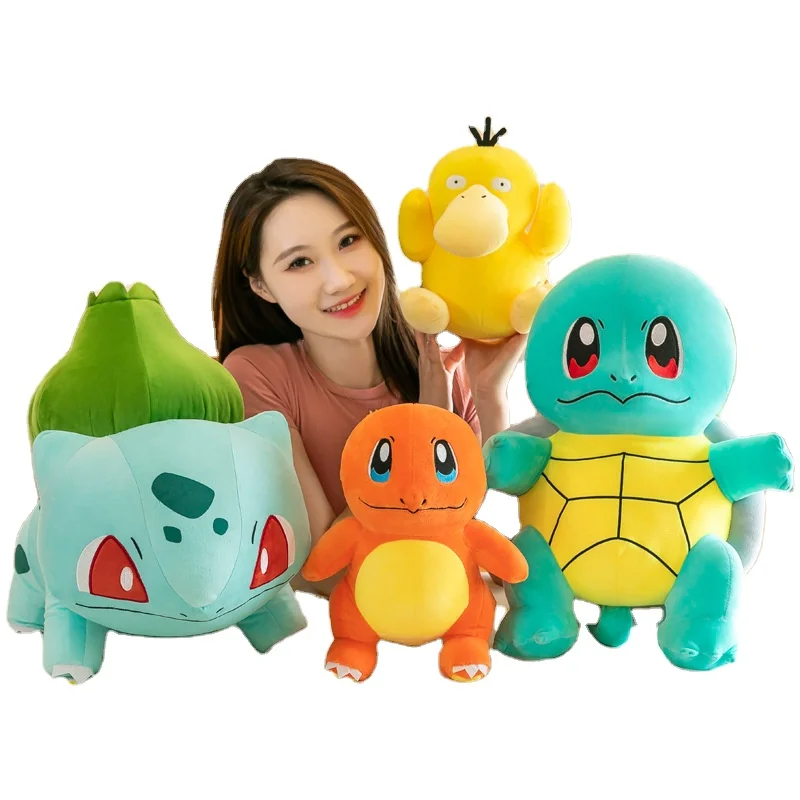 Pikacu Pokemone плюшевые игрушки милая версия Pika-Chu Charmander карманные монстры Домашние животные эльф Ragdoll детские
