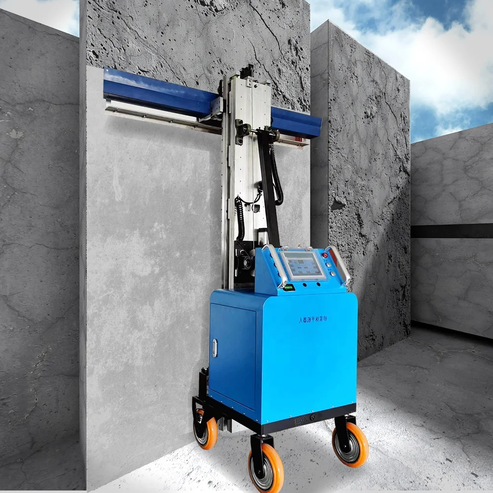 1.3M Spatula Length Cement Mortar Wall Plastering Machine Automatic Mortar Spray Wall Mortar Intelligent Scraping Robot Machine