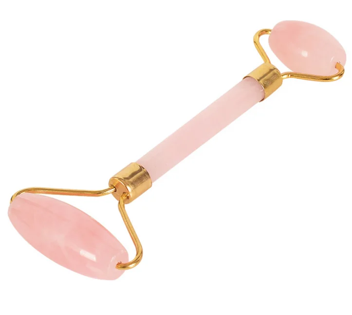 Best High Quality Anti Aging Face Lifting Jade Stone Cold Gemstone Natural Crystal Rose Quartz Massage Facial Jade Roller