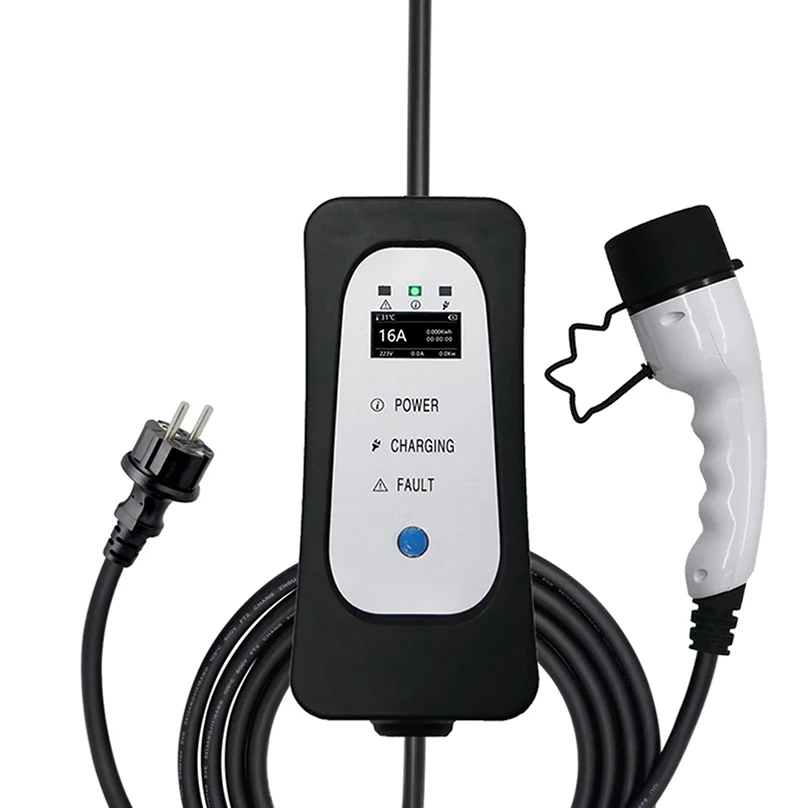 Регулятор уровня 2 для электромобиля iec 62196, 10 А, 16 А