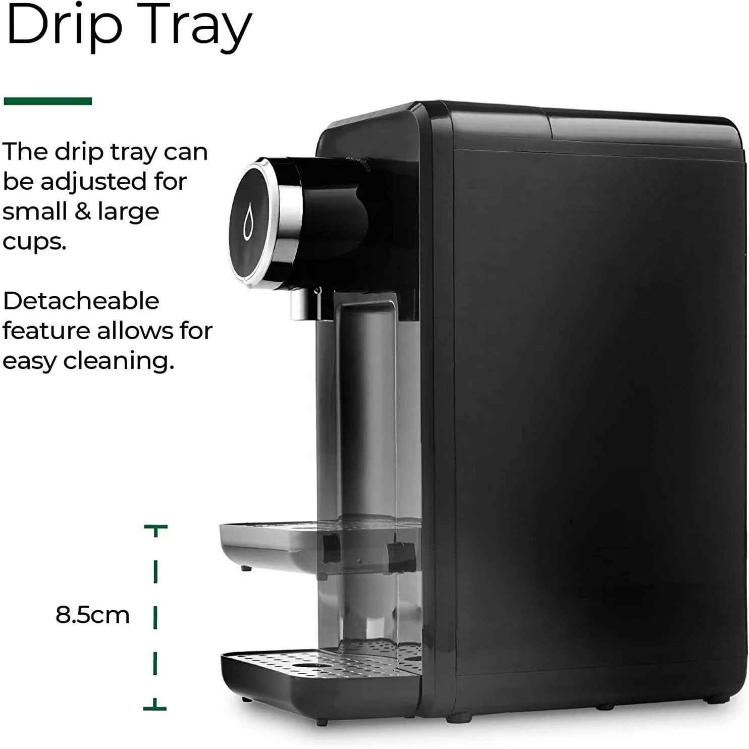 2.5L Home Office Hotel Use Mini Water Boiler Desktop Table Top Electric Water Purifier Portable Instant Hot Water Dispenser