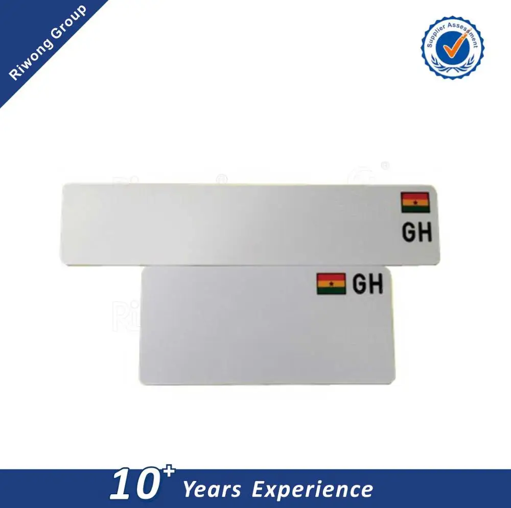 Turkey blank aluminum license plate high security  license plates