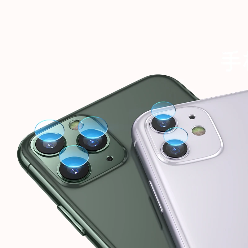 Metal Edge TPU Mobile Phone Camera Lens Temper Glass Screen Protector for iPhone11 pro