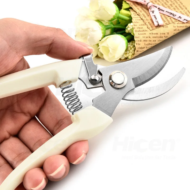 Stainless Steel Elbow Pruning Shears Garden Scissors Orchard Flower Branch Picking Fruit Scissors Garden Branch Tool Shears