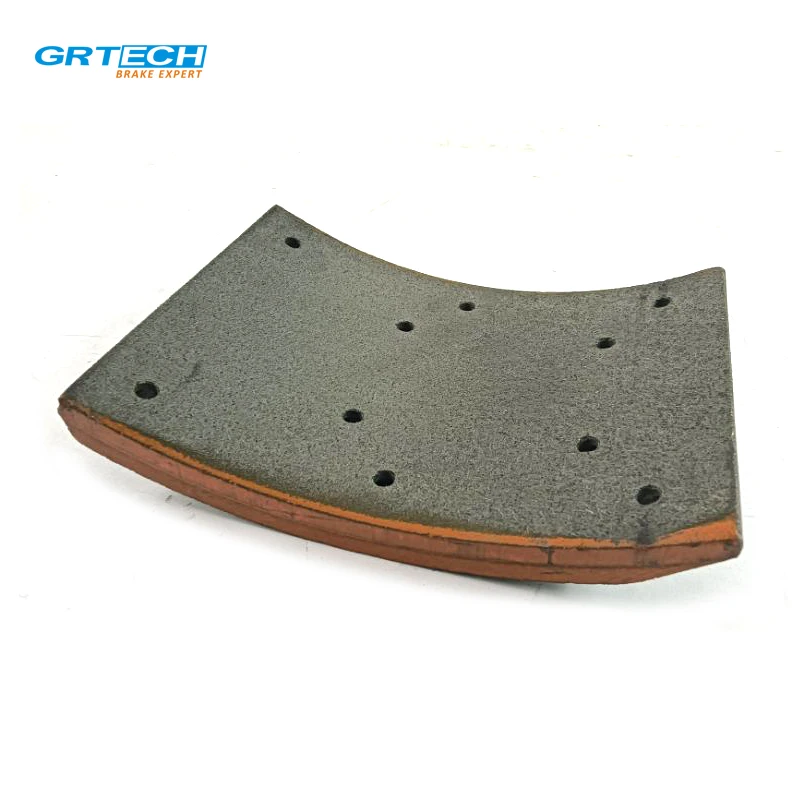 47115  high quality non-asbestos material truck brake parts drum brake shoe lining for ISUZU