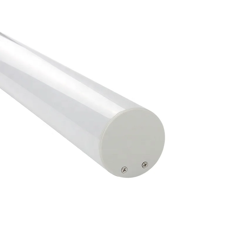 Подвесной светодиодный профиль из нержавеющей стали для подвесного освещения круглой формы 2 метра 30 Вт угол луча 250 градусов