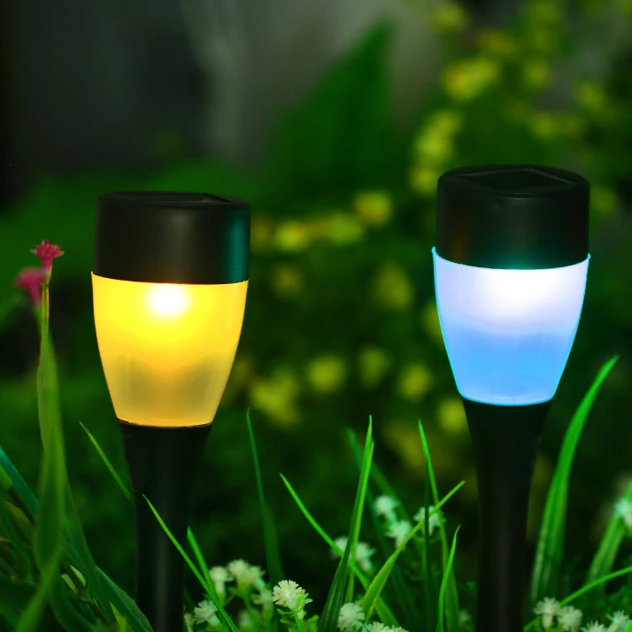 Plastic Lawn Lamp Courtyard Garden Decoration Atmosphere Led Light