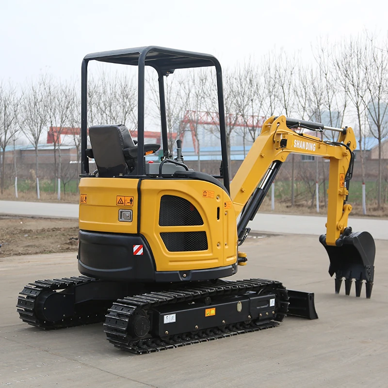 SHANDING EPA/EURO 5 Chinese used mini excavator 2ton 1ton 1.7 ton excavator cabin Compact Excavator mini digger for sale