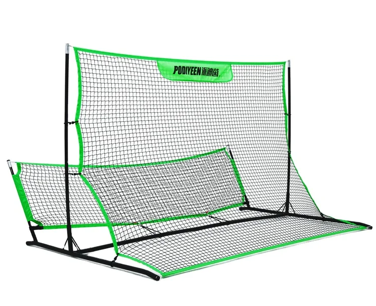 New style popular soccer rebound net outdoor practice rebound net with polyester and fiberglass soccer rebound net