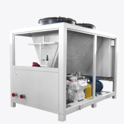 Cold Wholesale Water Cooled Glycol Screw Hanbell Compressor Active Water Chiller for Concrete Batching Plant