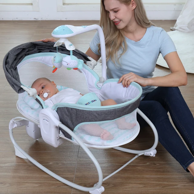 2020 newest multifunctional baby rocker electric with music and dolls baby bouncer rocker