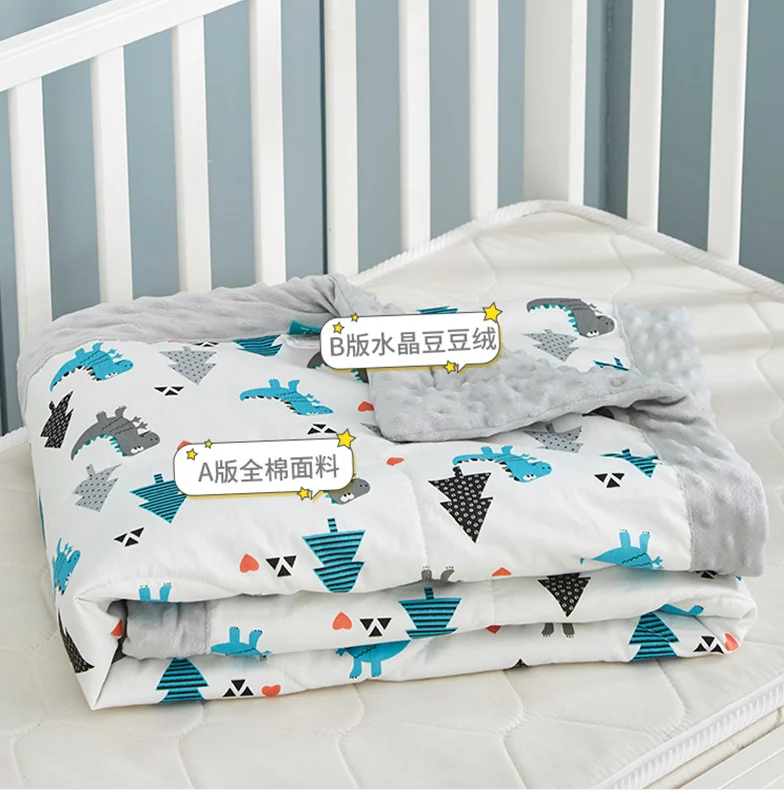 Детские зимние производители оптовая продажа стеганое одеяло из хлопка съемный пододеяльник