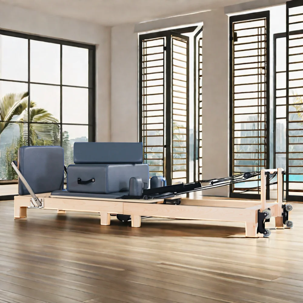 Wholesale of new products reformer pilates machine wooden foldable pilates reformer