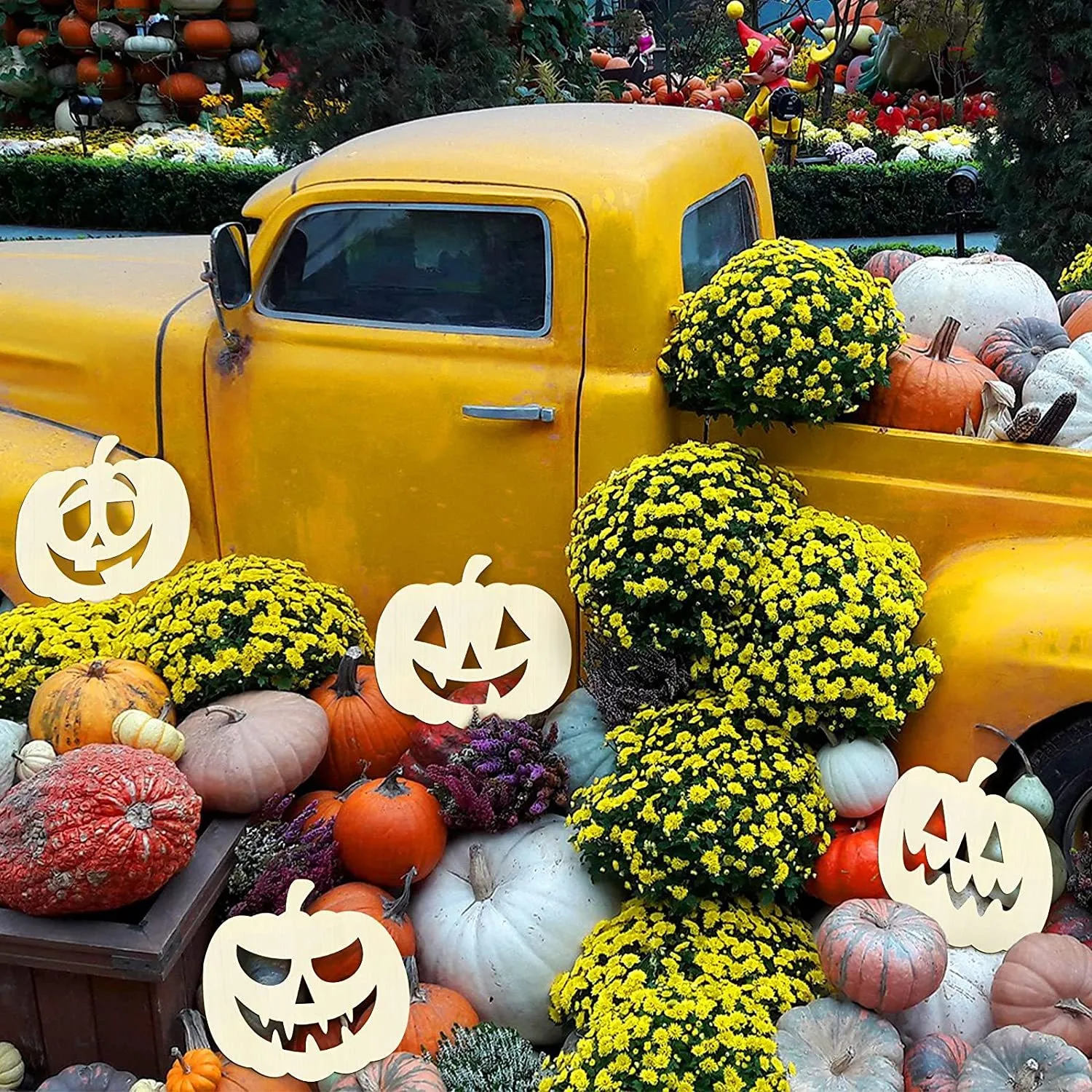 Halloween Boutique Decoration Handmade RGB LED Color Pumpkin Lights PVC Cloth Material Scary Style Fast Delivery Boxed 10cm Size