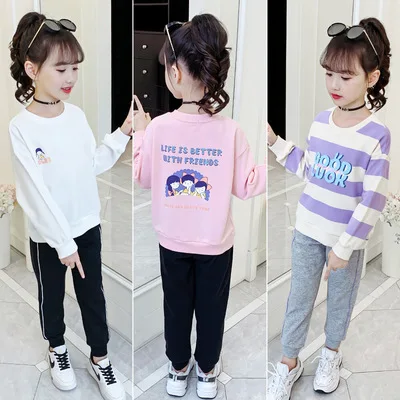 Children clothing girl fall clothing designer inspired clothes luxury school clothes sets teen girl clothes for kids