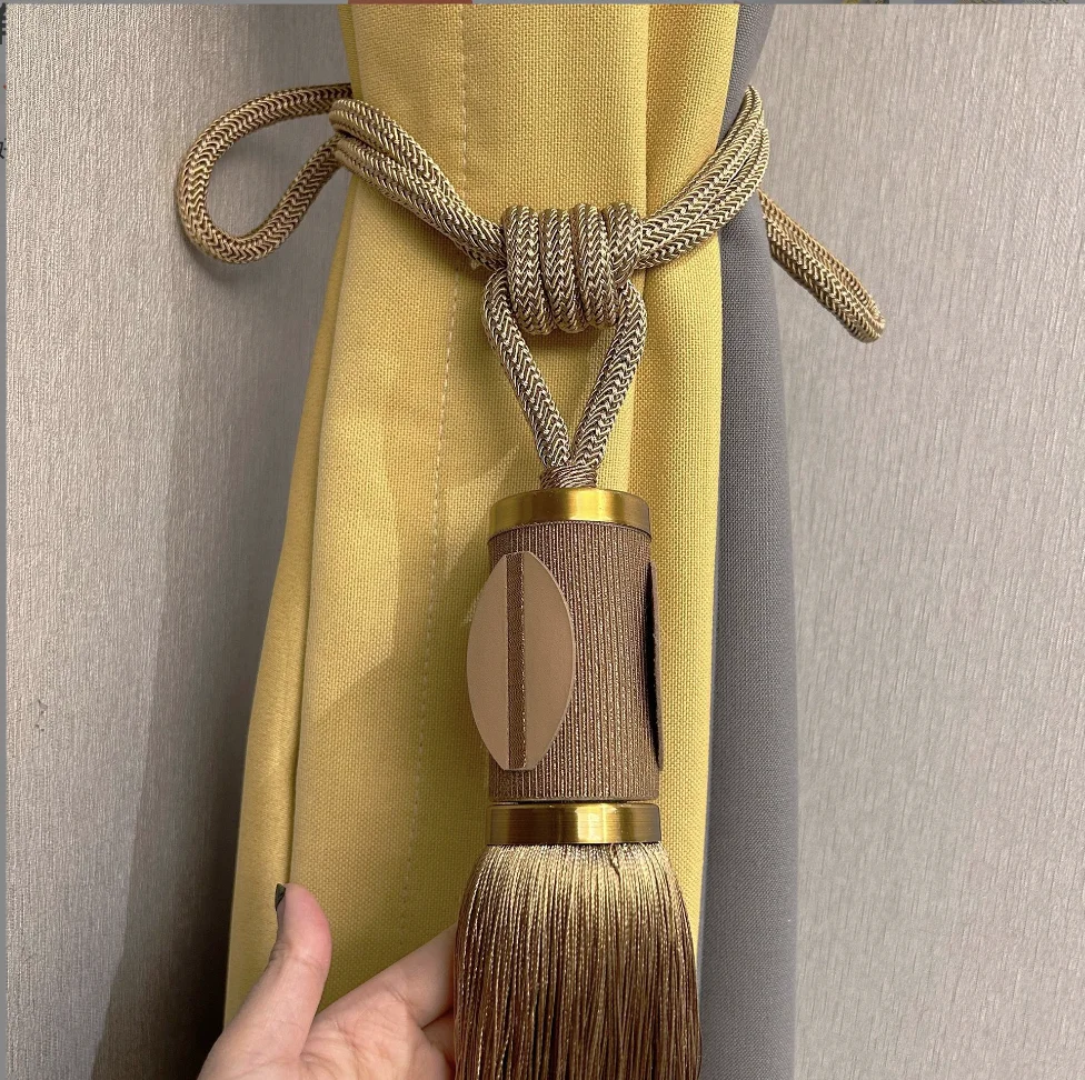Home decoration big tassel holdback Luxury style for curtain buckle Easy Installation