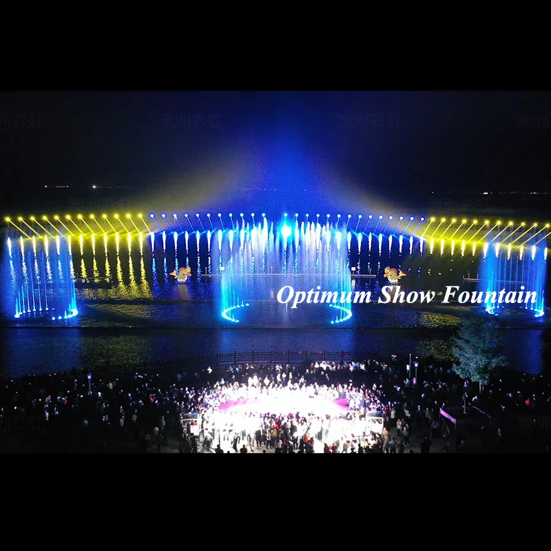 
Outdoor swing dancing musical water fountains water laser show 