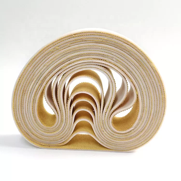 Seamless high temperature resistant silicon flat conveyor belt for underwear bonding machine