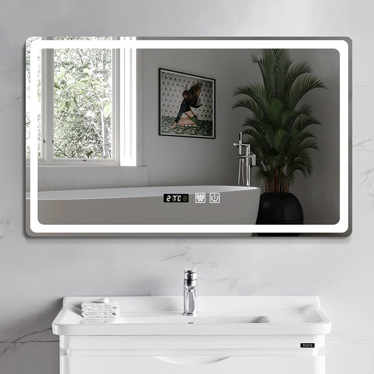 40*150 cm defogging illuminated touch control smart LED mirror for bathroom washingroom vanity makeup miroir espejo spiegel