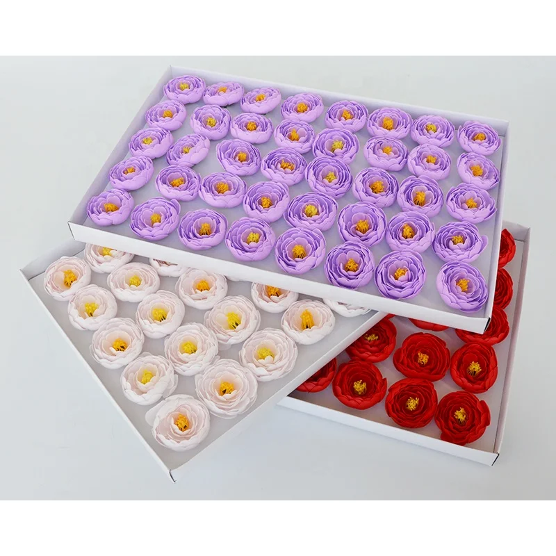 Chinese Peony Flower Bouquet For Decoration And Gift Soap FLowers Cheap