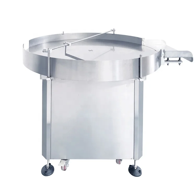 
Guangzhou Factory Price Leva Round Bottle Unscramble Machine Turn Rotary Accumulation Table For Sorting Bottle Unscrambler 