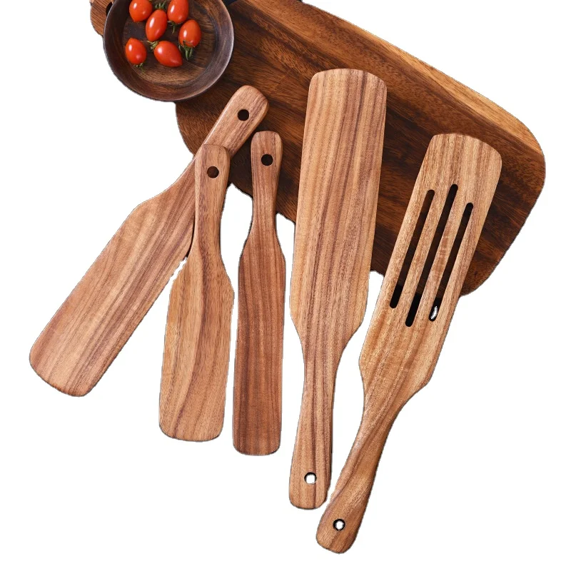 
Wooden Kitchen Accessories Spurtles Sets Cookware Utensil Wooden Spurtles Kitchen Tools Set 