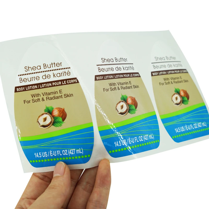 hot sale high quality food sticker label custom labels plastic label