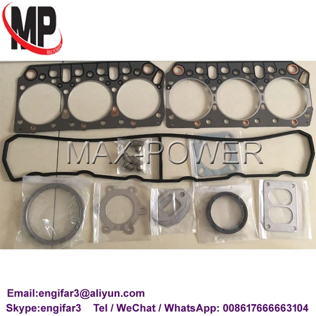 DE12 DE12T Engine Gasket Kit Full Gasket Set For Excavator repair parts