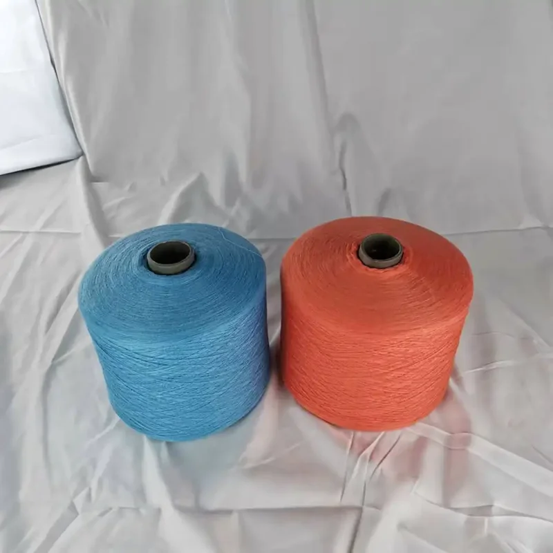 Factory wholesale high quality multiple Colors dyed yarn 32S/2 50% acrylic 50% viscose blended yarn for Sweater