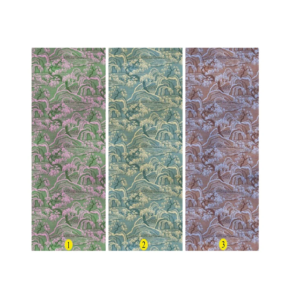 2024 Vintage digital print pattern ramie cloth 100%Ramie